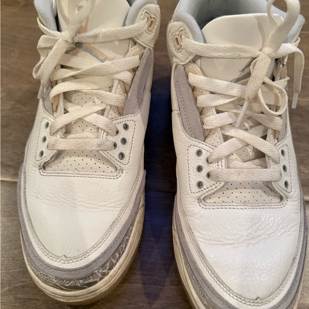 White and Gray Sneakers